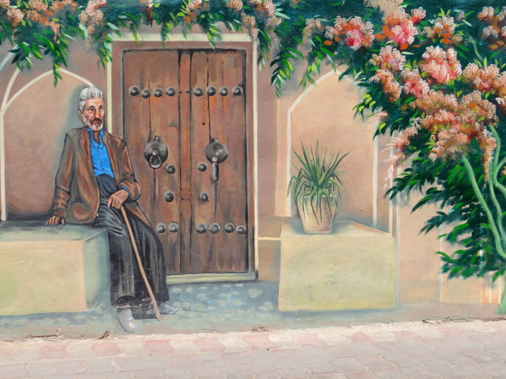 Murale in Yazd